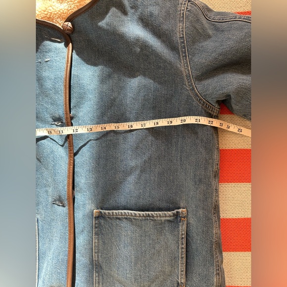 Madewell Reversible Denim & Sherpa Jacket - Picture 10 of 12